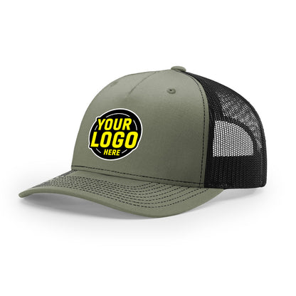Richardson 112FP Five Panel Trucker Hat - Custom Logo or Blank