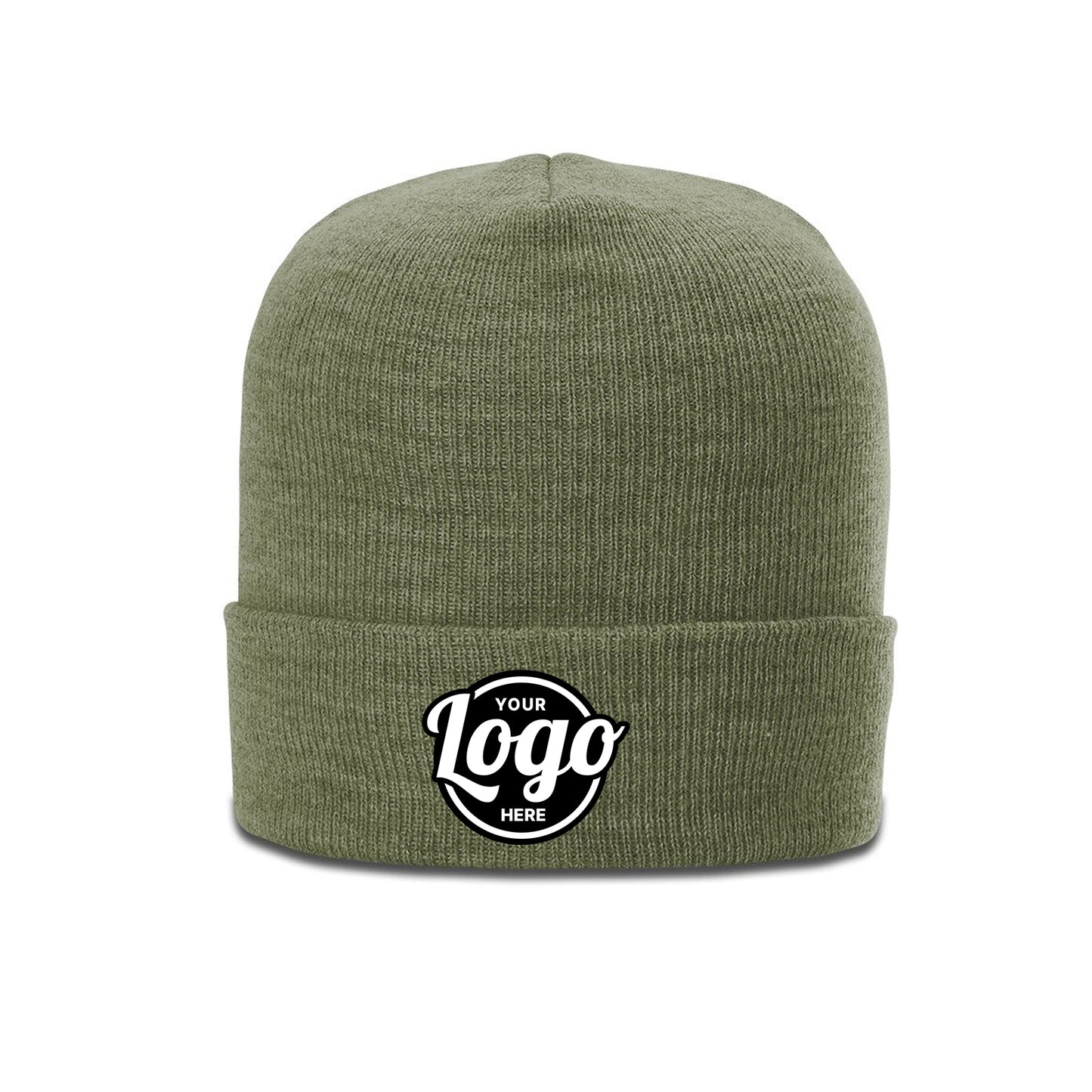 Custom Embroidered Richardson 137 Heathered Beanie with Cuff