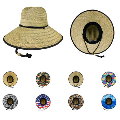 Mega Cap 8030 Straw Lifeguard Hat