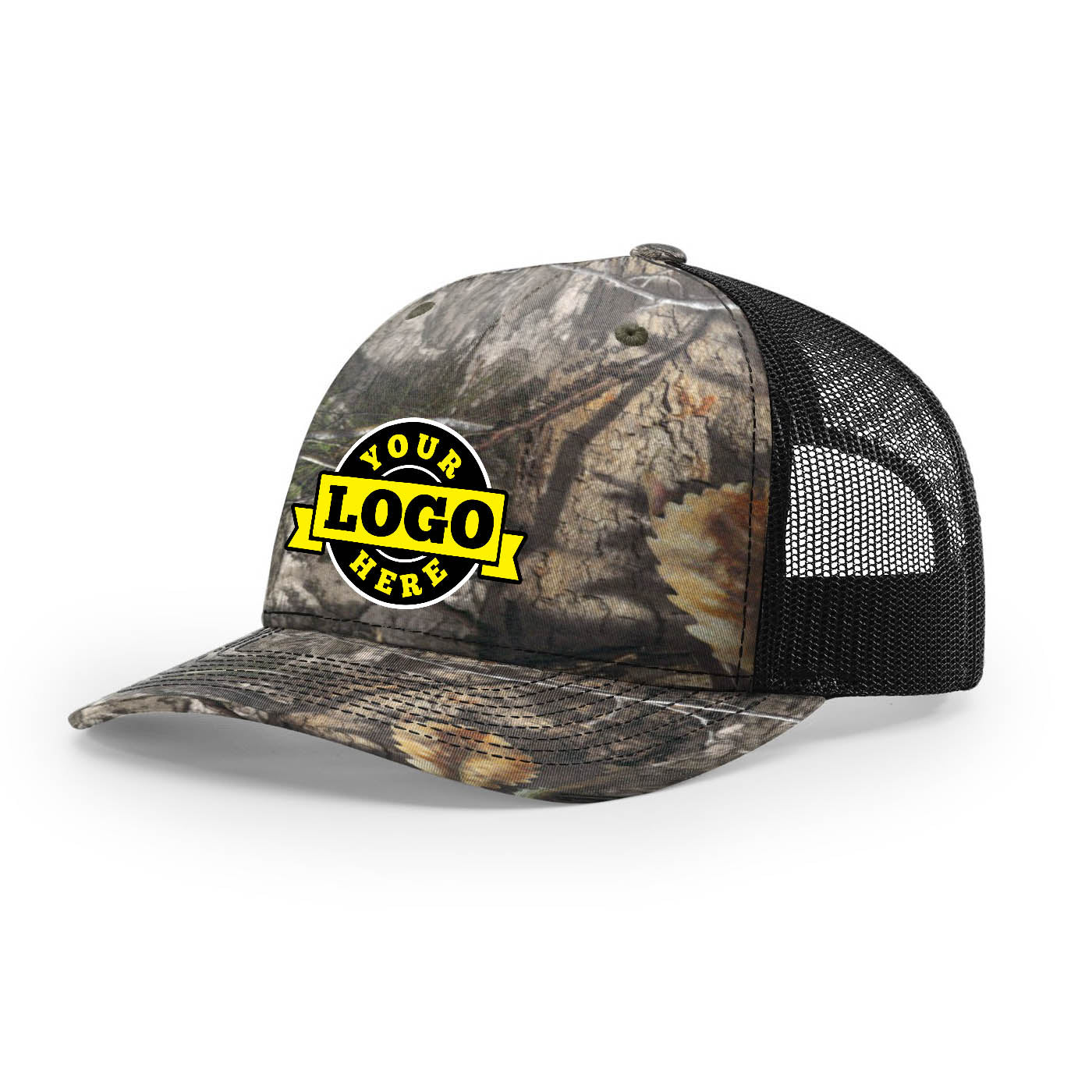 Custom Embroidered Richardson 112PFP Printed Five Panel Trucker