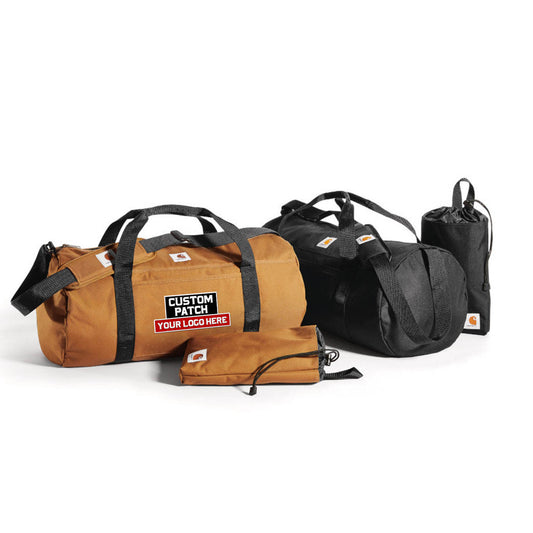 Custom Patch Carhartt CT89105112 Canvas Packable Duffel Bag with Pouch - Star Hats & Embroidery