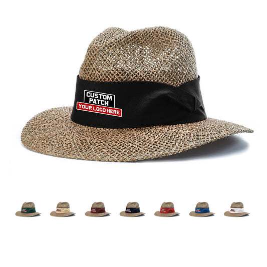 Custom Patch Richardson 822 Straw Safari Hat - Star Hats & Embroidery