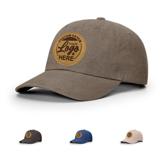 Custom Patch Richardson 252L Premium Linen Dad Hat - Star Hats & Embroidery