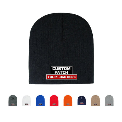 Custom Patch Decky 187 - Acrylic Short Beanie, Knit Cap - 187