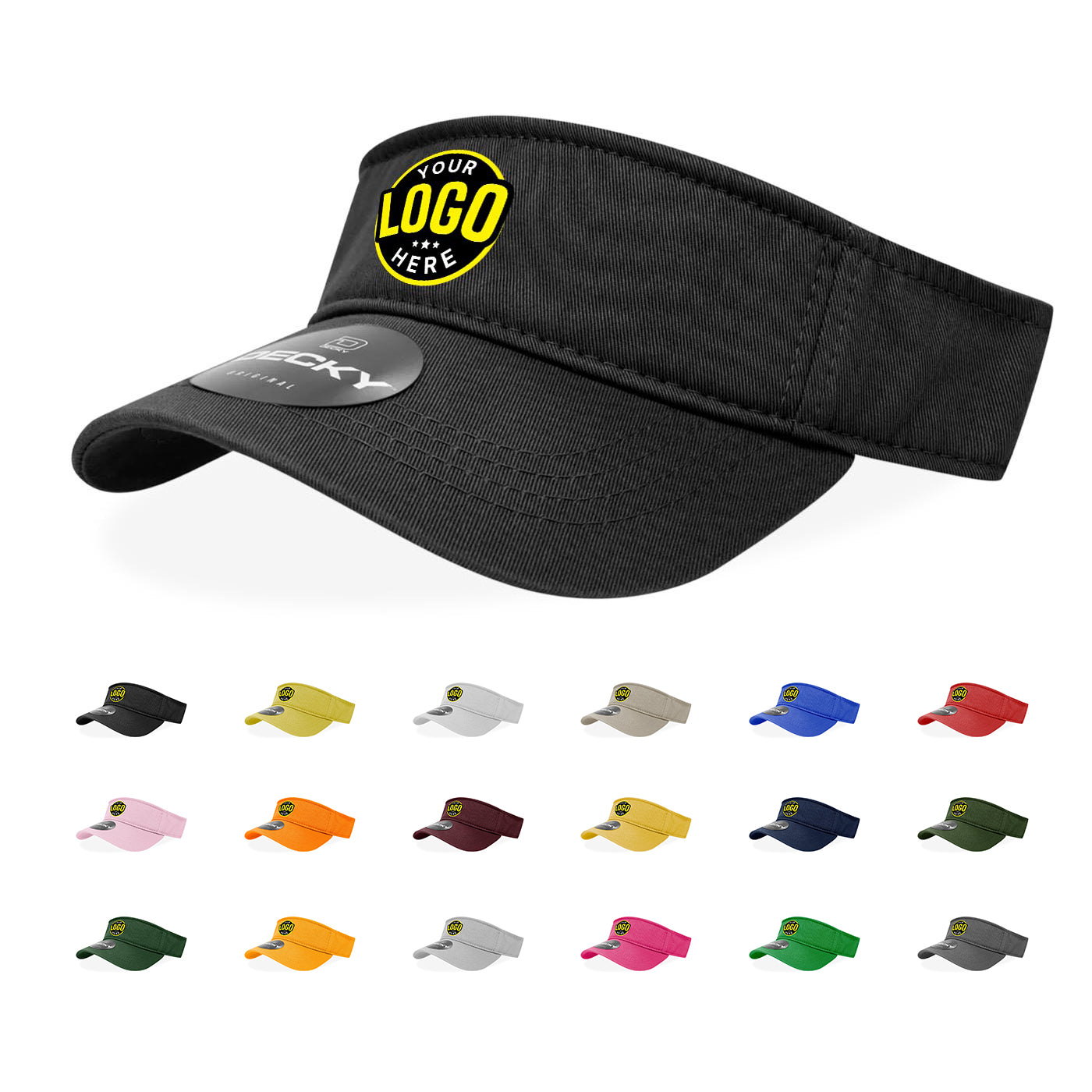 Custom Visors Wholesale Visors in Bulk Blank Embroidered Star Hats and Embroidery