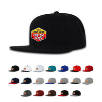 Custom Patch Decky 7011 - Youth 6 Panel High Profile Structured Snapback, Kids Flat Bill Hat