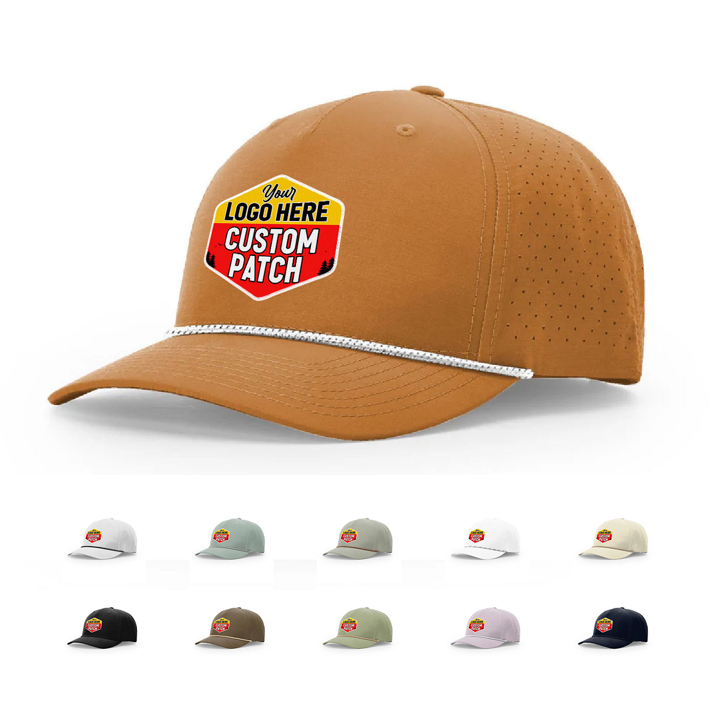 Custom Patch Richardson 355 Laser Perfed Performance Rope Cap – Star ...