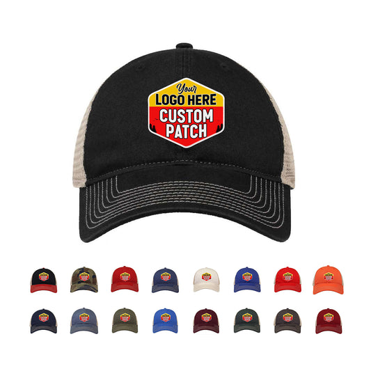Custom Patch The Game GB880 Soft Trucker Cap - Star Hats & Embroidery