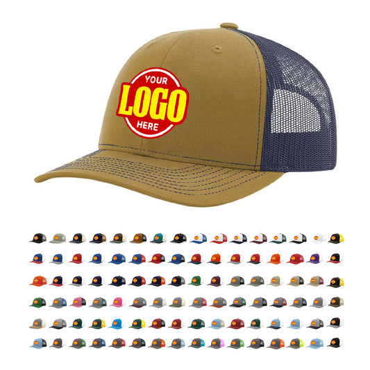Richardson 112 Trucker Hat - Custom Logo or Blank - Star Hats & Embroidery