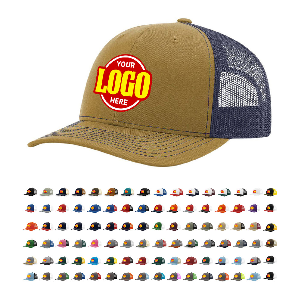 Richardson 112 trucker hat custom logo or blank star hats and