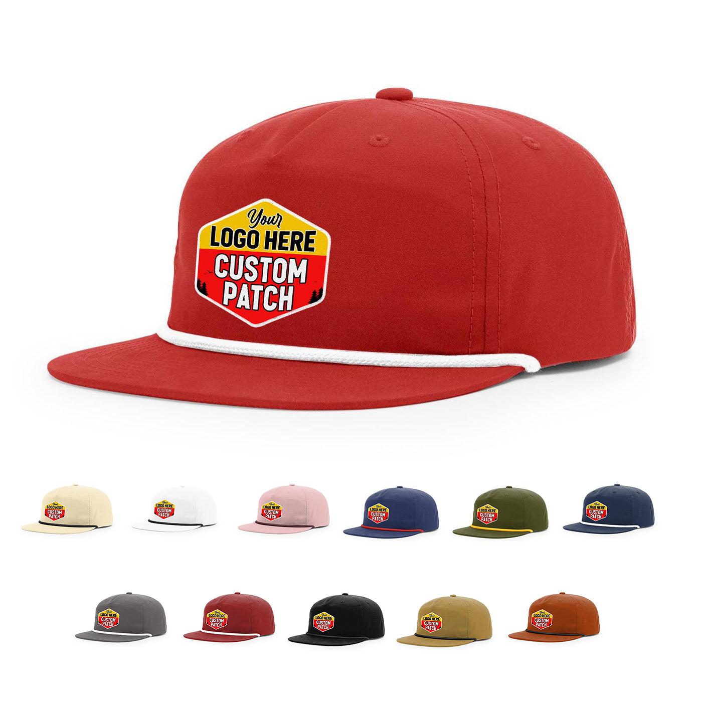 Custom Patch Richardson 256 Umpqua Hat, Grandpa Pinch 5 Panel Rope Cap ...