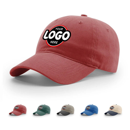 Custom Embroidered Richardson 232 Brushed Chino Cap - Star Hats & Embroidery