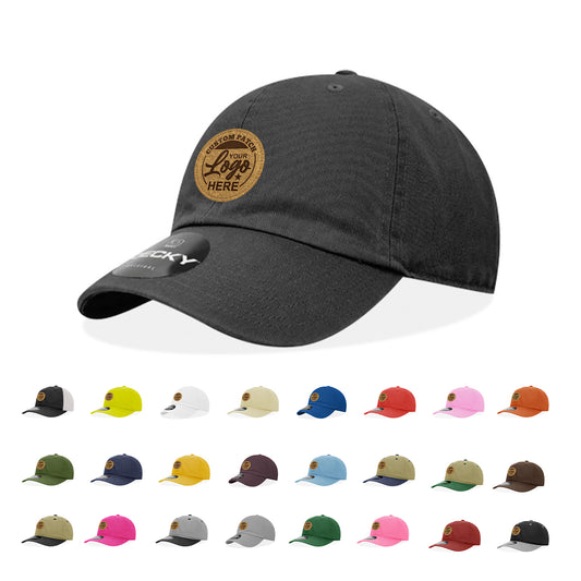 Custom Patch Decky 205 - Classic Low Profile, Relaxed Cotton Dad Hat - Star Hats & Embroidery
