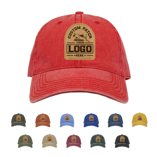 Custom Patch The Game GB465 Pigment-Dyed Cap - Star Hats & Embroidery