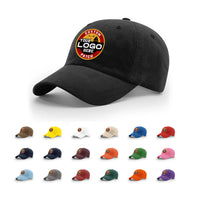 Custom Patch Richardson R55 Garment Washed Twill Dad Cap