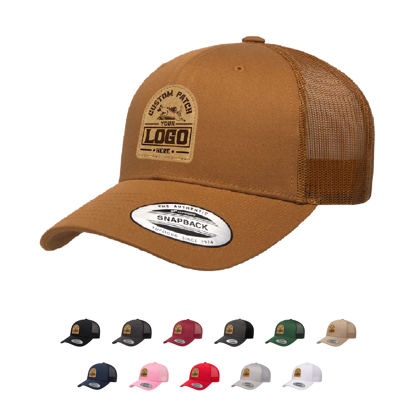 Custom Patch Yupoong 6606 Retro Trucker Hat, Mesh Back, YP