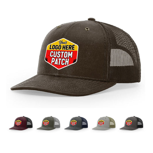 Custom Patch Richardson 112WF Fremont Trucker - Star Hats & Embroidery