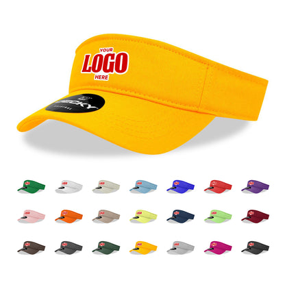 Custom Embroidered Decky 3001 - Cotton Visor, Sports Visor