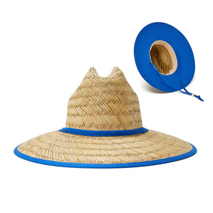 Empire Cove Straw Lifeguard Sun Hats with Cotton Underbrim Coastal Edition