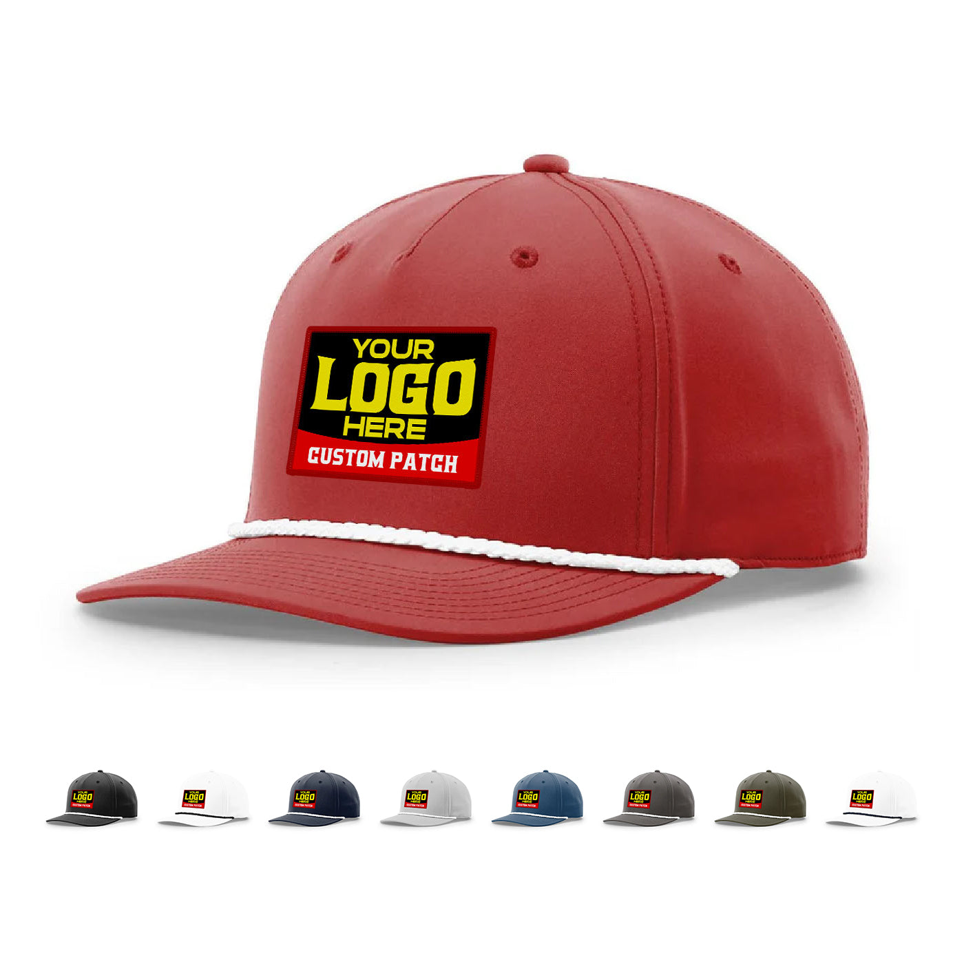 Custom Patch Richardson 258 Five Panel Classic Rope Cap – Star Hats and ...