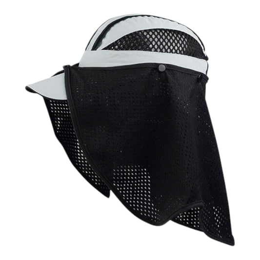 Juniper J7214 Taslon UV Cap with Attachable Mesh Flap