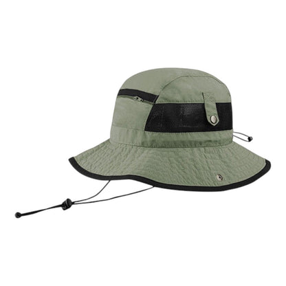 Juniper J7225 Taslon UV Bucket Hat with Zipper Pocket