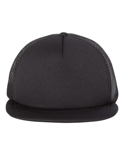 Mega Cap 6875 Foam Front Flat Bill Trucker Cap