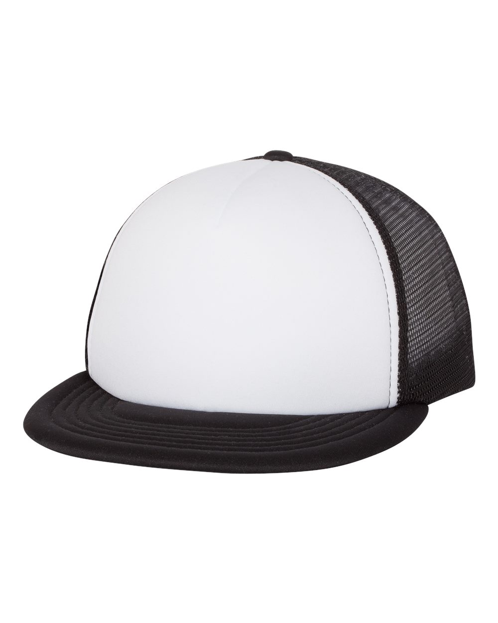 Mega Cap 6875 Foam Front Flat Bill Trucker Cap