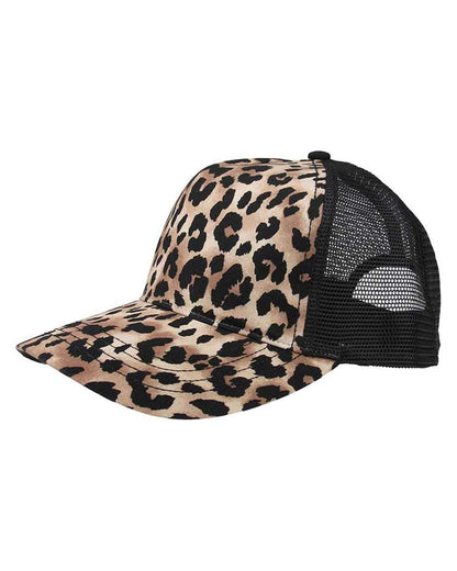 Mega Cap 6885 Leopard Fashion Trucker Cap