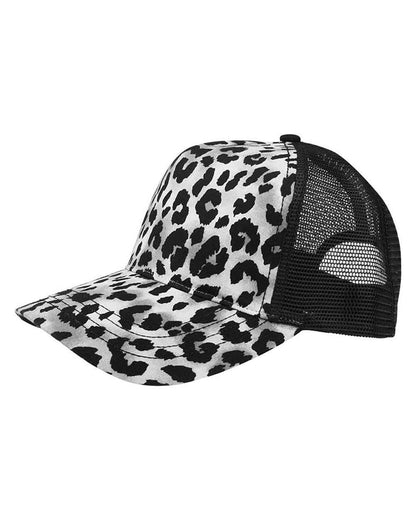 Mega Cap 6885 Leopard Fashion Trucker Cap