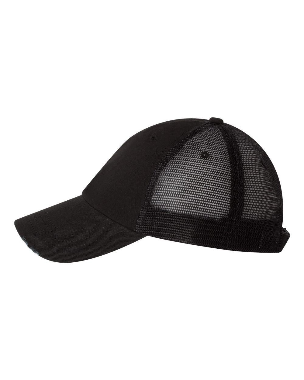 Mega Cap 6887 Frayed-Bill Twill Cap