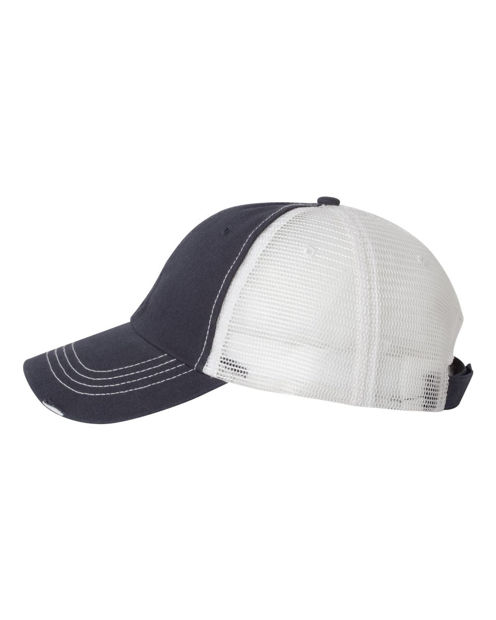 Mega Cap 6887 Frayed-Bill Twill Cap