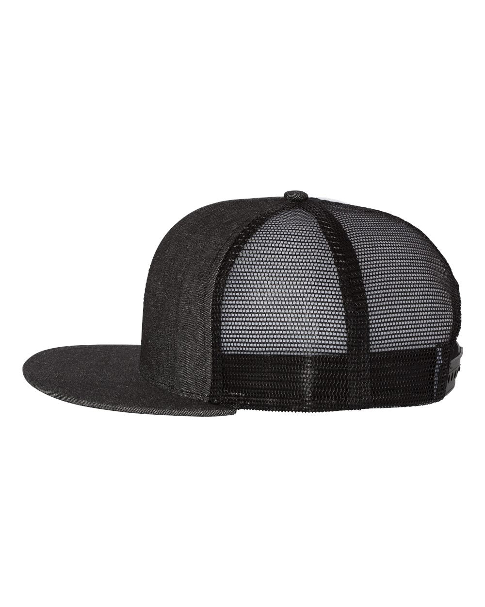 Mega Cap 6997B Flat Bill Six-Panel Trucker Cap