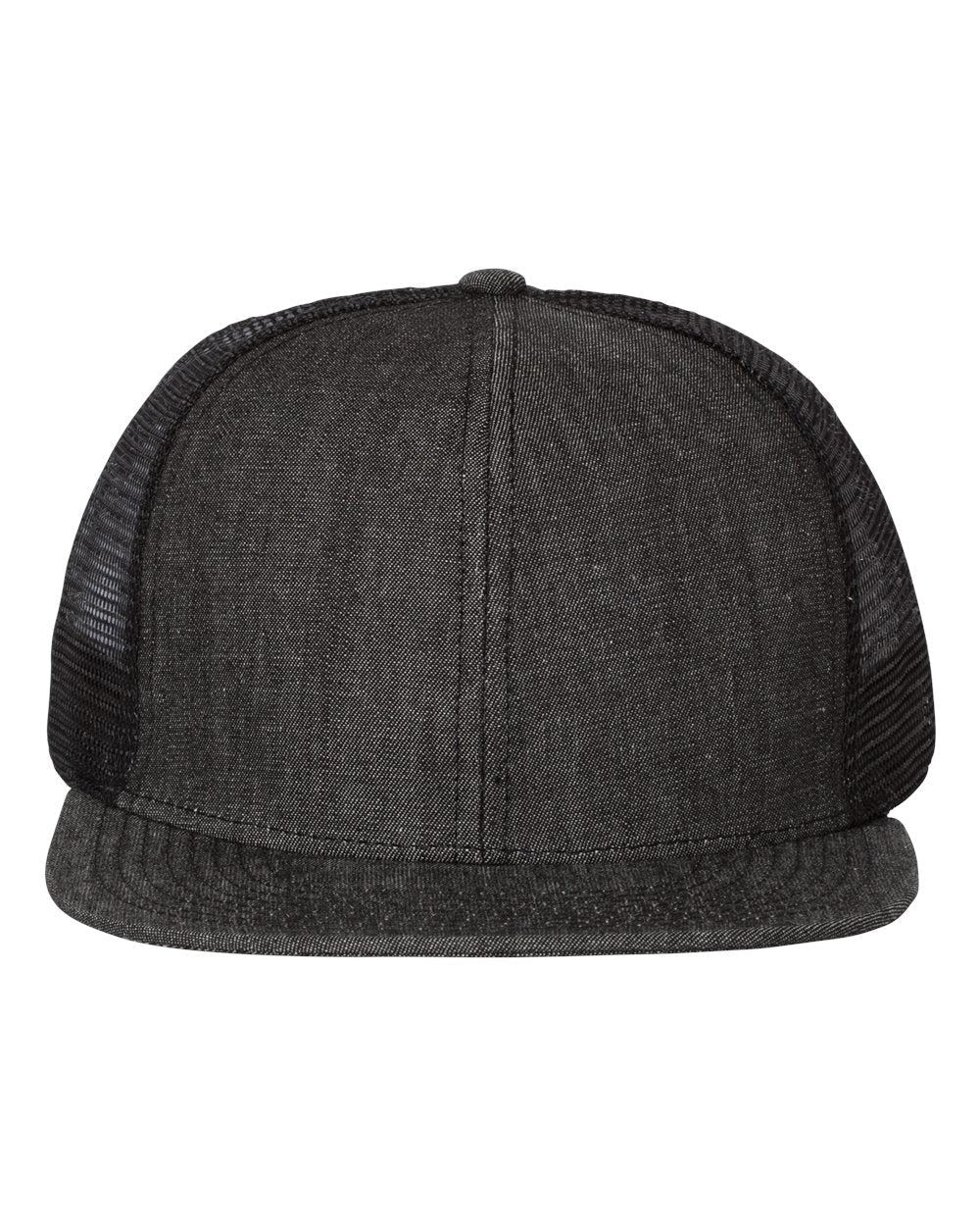 Mega Cap 6997B Flat Bill Six-Panel Trucker Cap