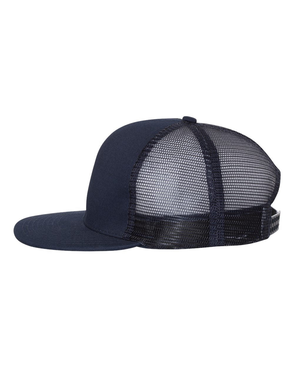 Mega Cap 6997B Flat Bill Six-Panel Trucker Cap