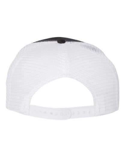 Mega Cap 6997C Flat Bill Trucker Cap