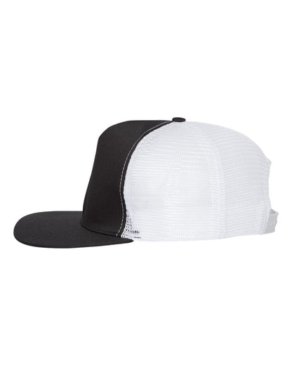 Mega Cap 6997C Flat Bill Trucker Cap