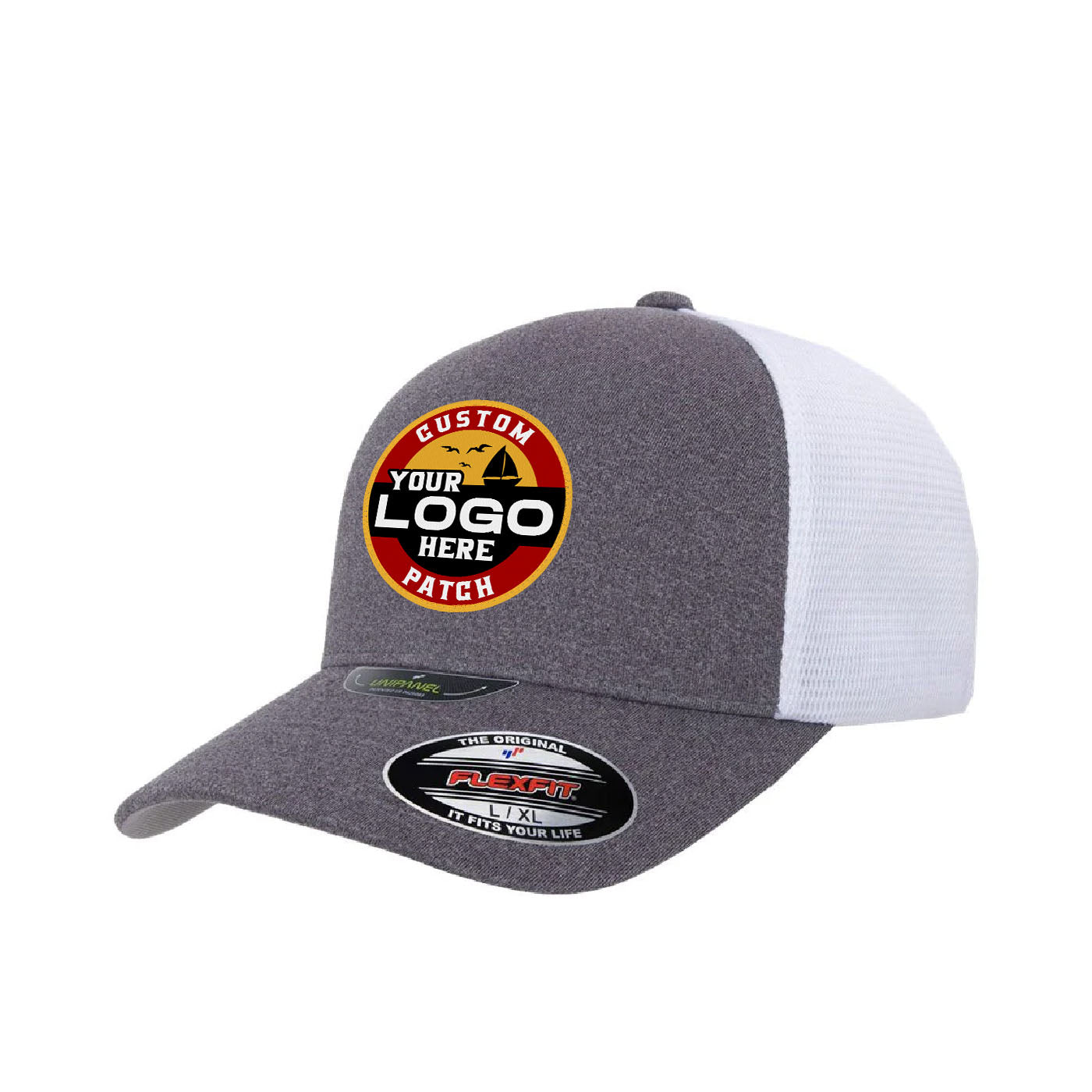 Custom Patch Flexfit 5511UP Unipanel Trucker Mesh Hat