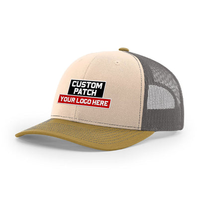 Custom Patch Richardson 112 Trucker Cap Tri Color Hats Three Colors