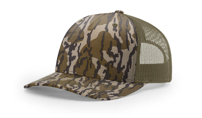 Richardson 112PFP Printed Five Panel Trucker Hat Camo Cap 112 PFP - Blank