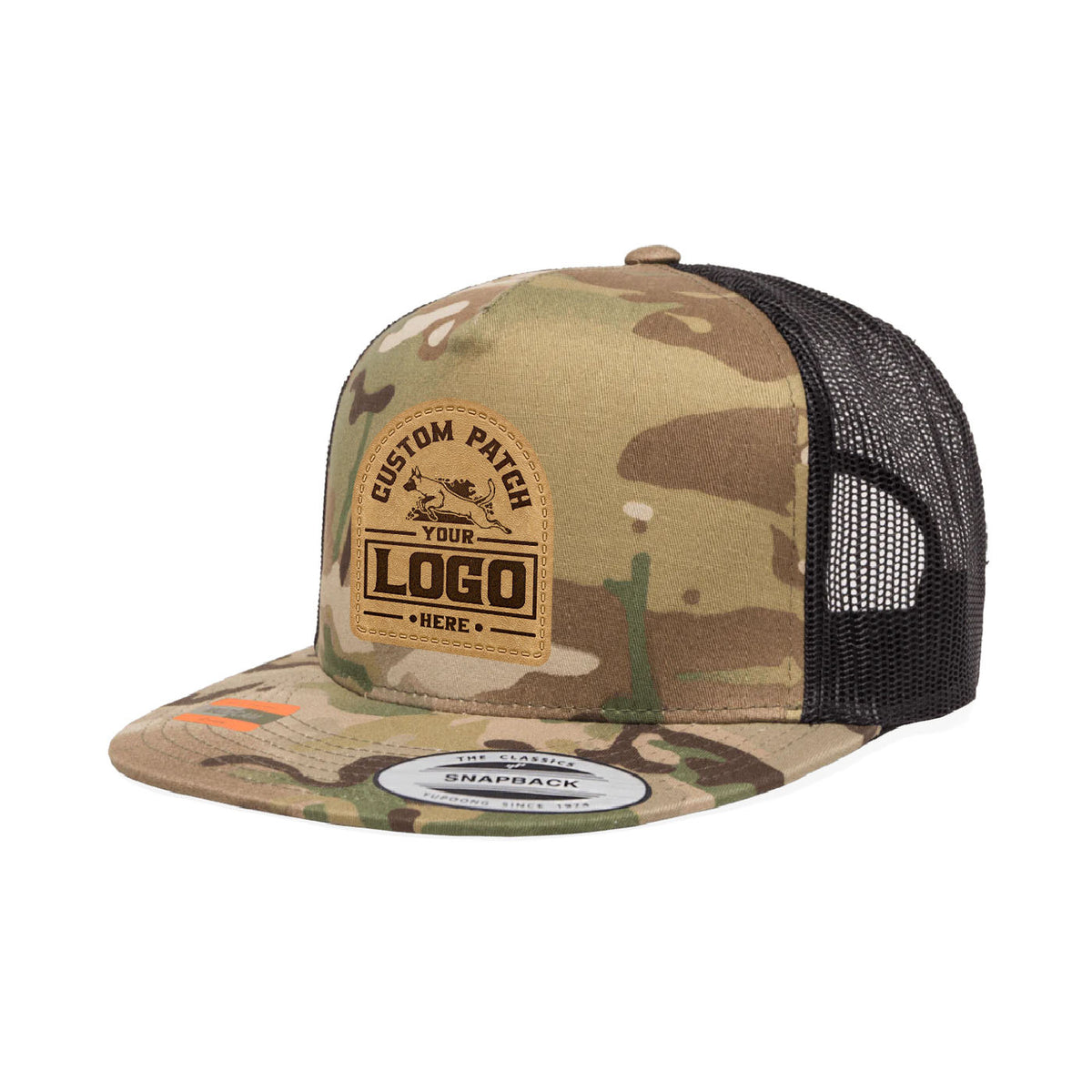 VHTF: new Lauren Moshi ? Jilly Cali Made Patch Mesh Trucker Hat ? Camo Black Shop | RVMFG Camo Classic Trucker Hat | Revolution Mfg main image 3