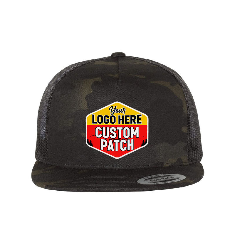 Custom Patch YP Classics, Yupoong 6006 Flat Bill Trucker Cap