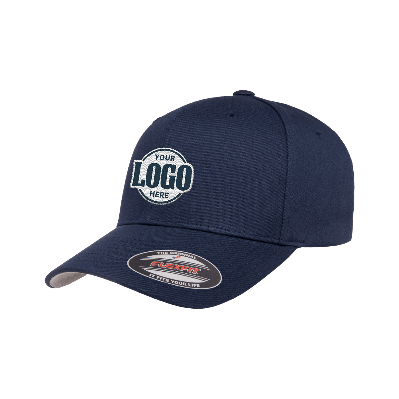 Custom Embroidered FlexFit 5001 V-Flexfit Cotton Twill Cap