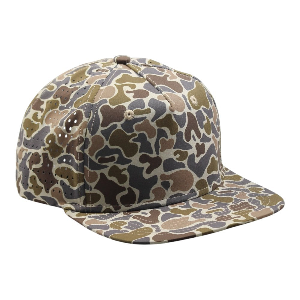 Blank Rope Hats Camo 5-Panel Snapback