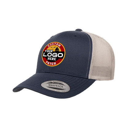 Custom Patch Yupoong 6606T Retro Trucker Hat, Mesh Back, 2-Tone Colors, YP Classics