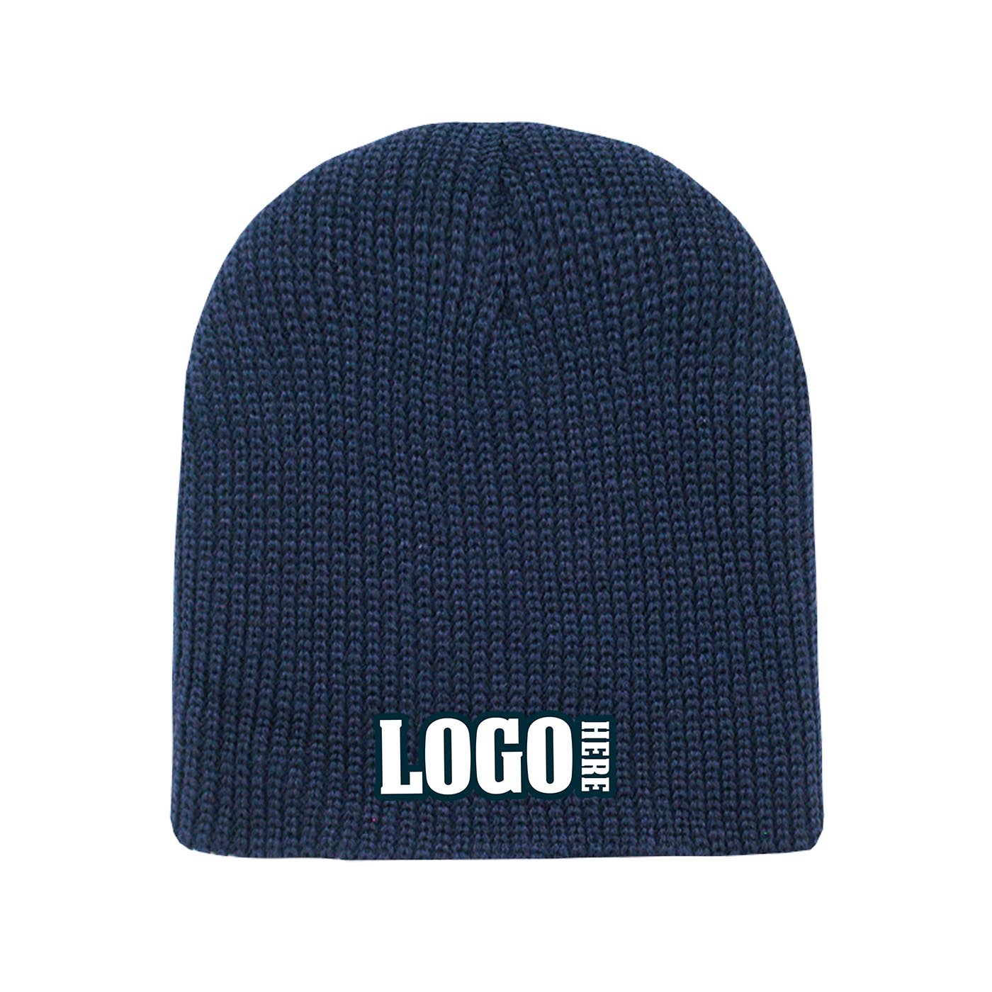 Custom Embroidered Decky 608 - GI Cuffless Watch Cap, Knit Beanie