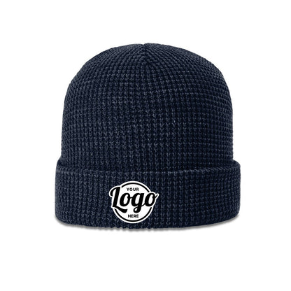 Richardson Beanie Custom Logo Package Deal - Style 146 Waffle Knit Beanie