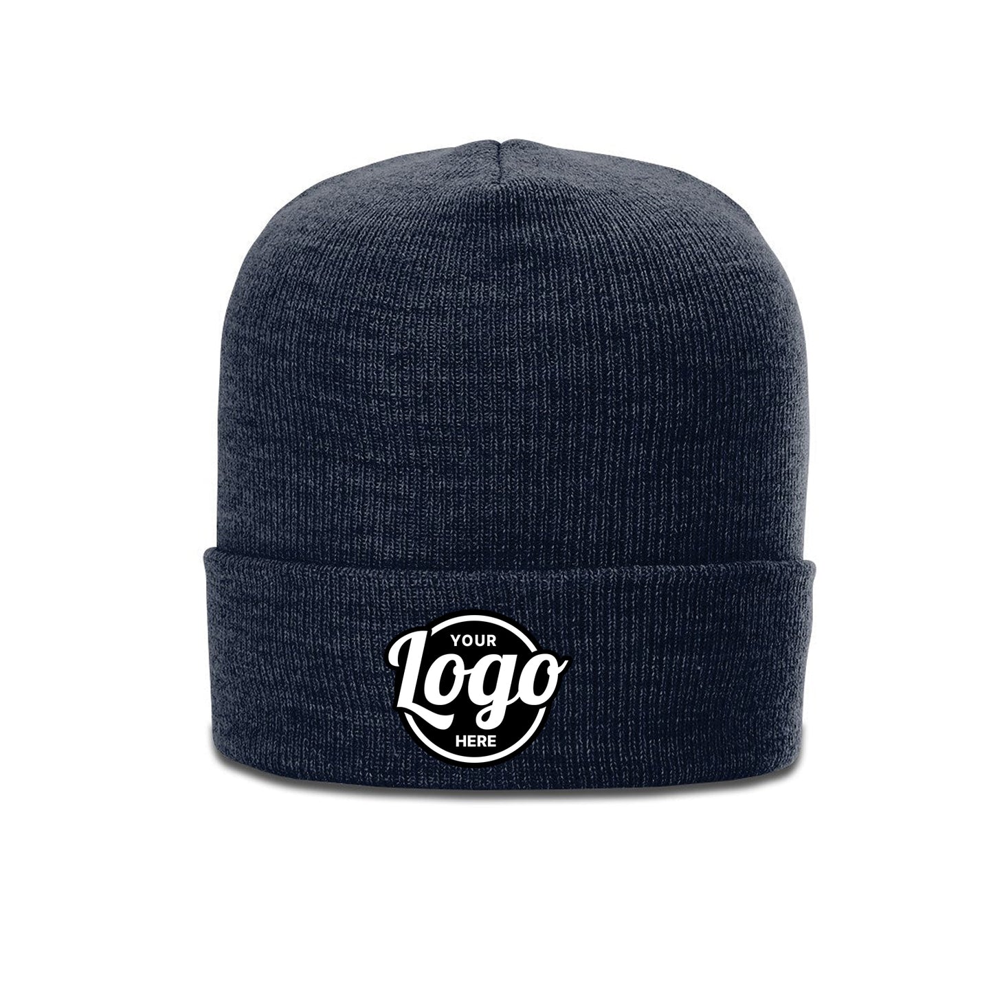 Custom Embroidered Richardson 137 Heathered Beanie with Cuff