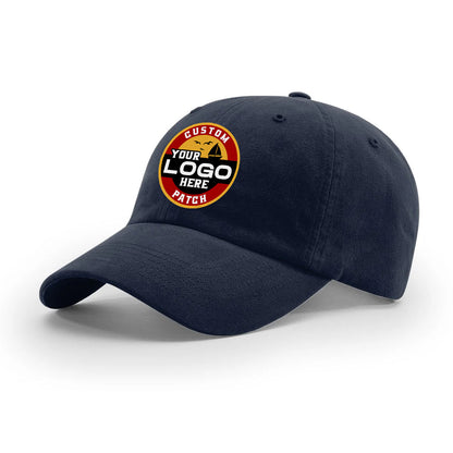 Custom Patch Richardson R55 Garment Washed Twill Dad Cap