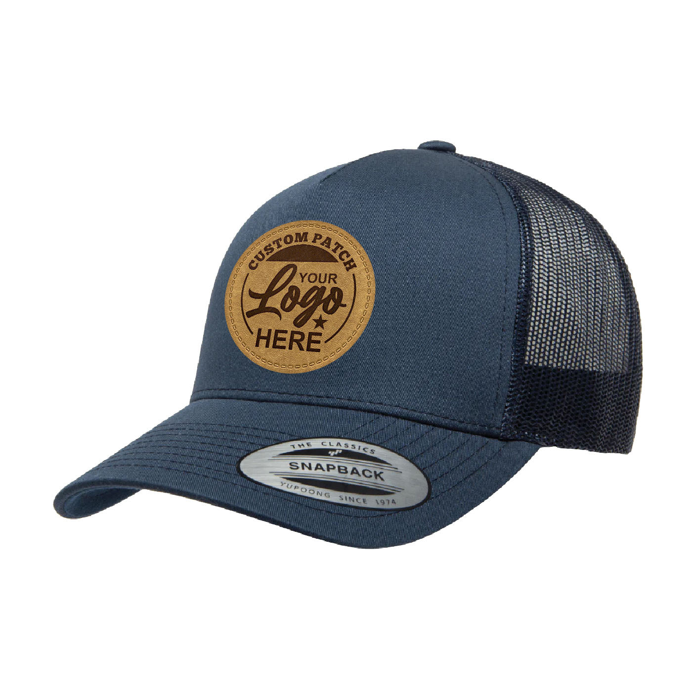 帽子 BoTT OG Logo Mesh Back 5-Panel Cap Navy Cobra C256M - 5 panel Cotton Twill Front Mesh Back Rope Cap